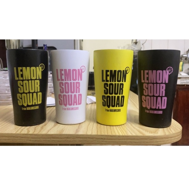 [Hàng Nhật bãi có xước] Ly/Cốc giữ nhiệt Lemon Sour Squad Shopee