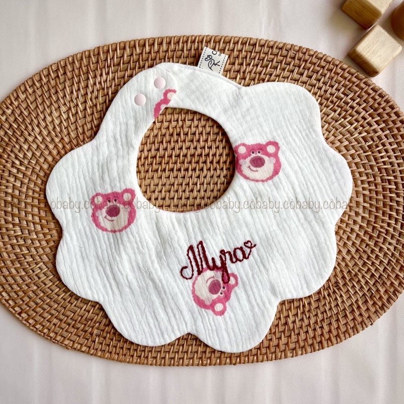YẾM HOA XÔ MUSLIN 5 LỚP STYLE HÀN QUỐC CHO BÉ