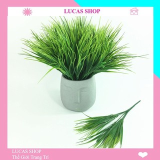 Cành mạ non 7 nhánh 30 cm trang trí nhà cửa, cắm chậu cây xanh, decor hàng rào