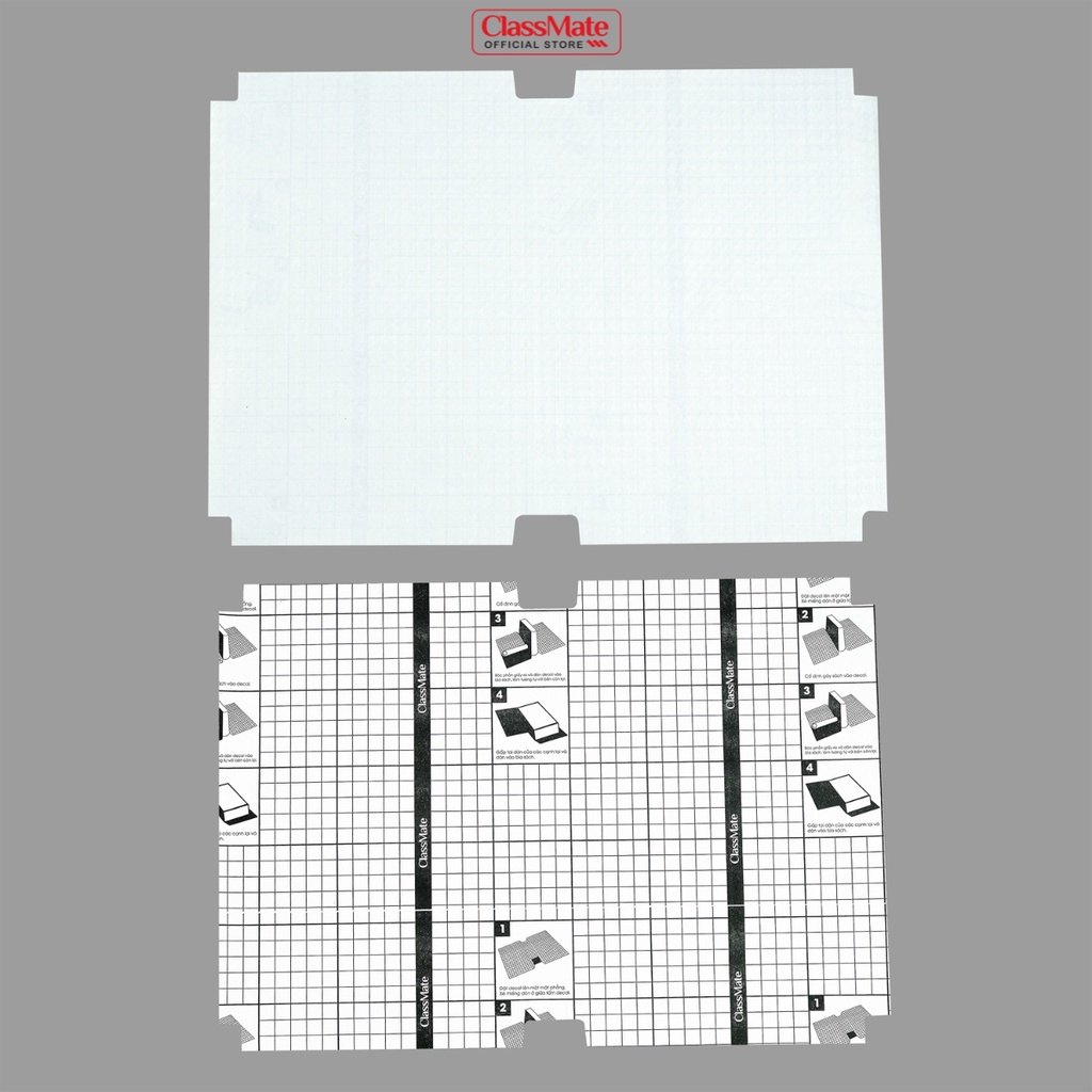 Decal Bọc Sách Giáo Khoa Cải Cách CLASSMATE Chất Liệu Nhựa Trong, Dẻo, Bền, Chống Thấm DC314 (190x265mm)