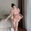 SET ÁO BBD VOAN TƠ CỘT NƠ & SHORT⚡HỎA TỐC⚡ MEOINDAHOUSE