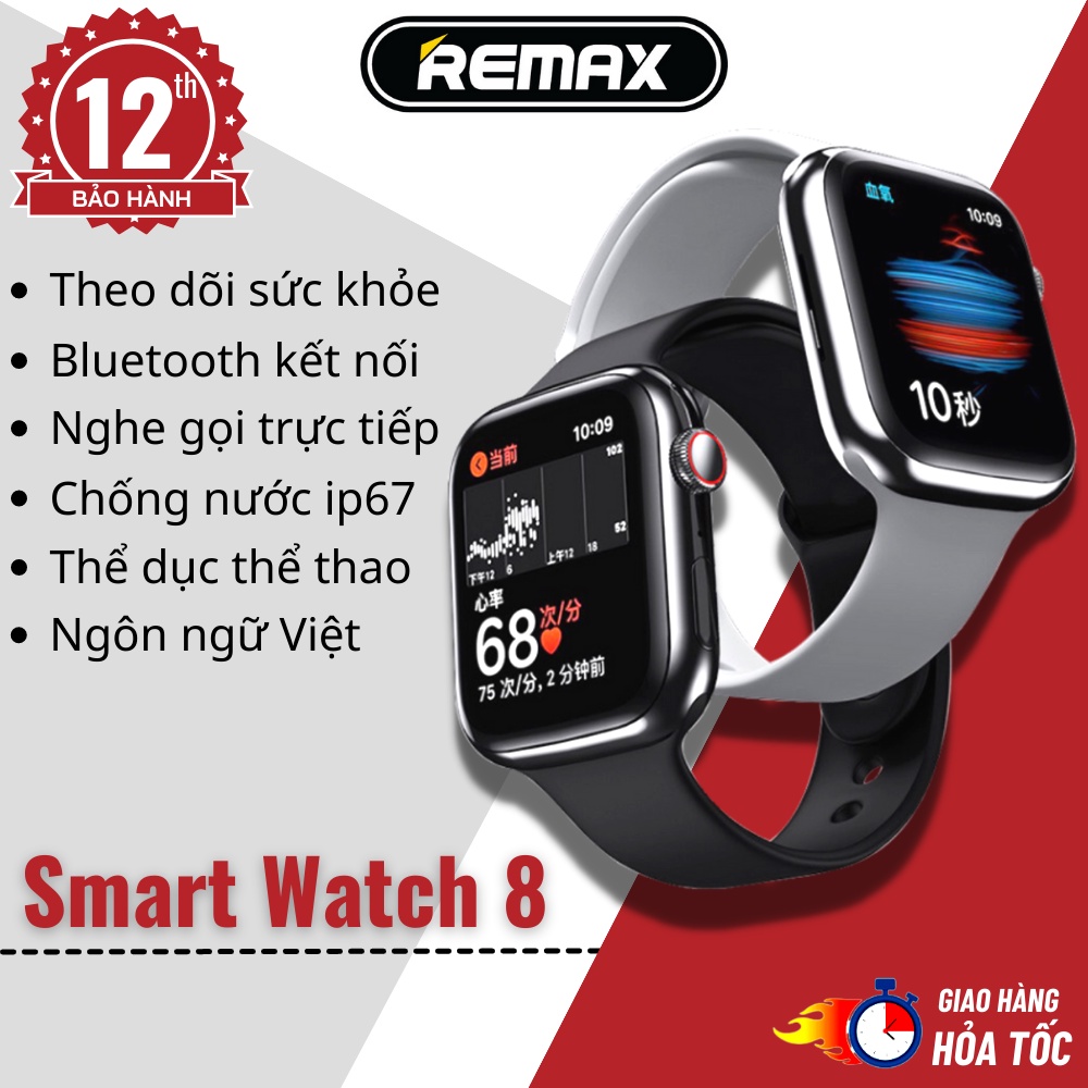 Đồng Hồ Thông Minh Remax Smart Watch 8 45mm - Đầy Đủ Tính Năng Nghe Gọi ...