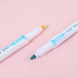 DIY - Bút màu nhũ có nét viền sẵn - Bút Outline marker kim tuyến trang trí đồ thủ công tiện dụng 🐻🌻🌻