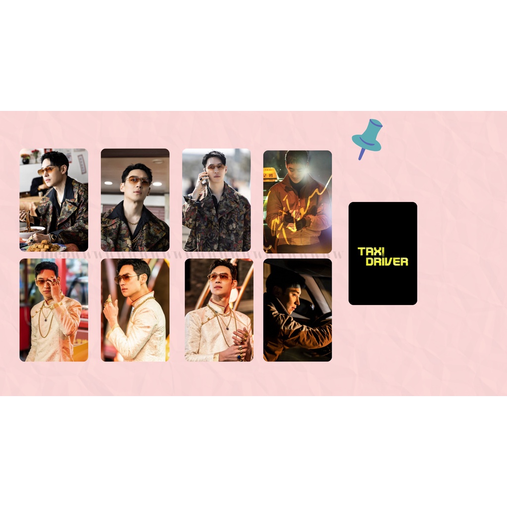 set card bo góc Lee Je Hoon-Taxi Driver