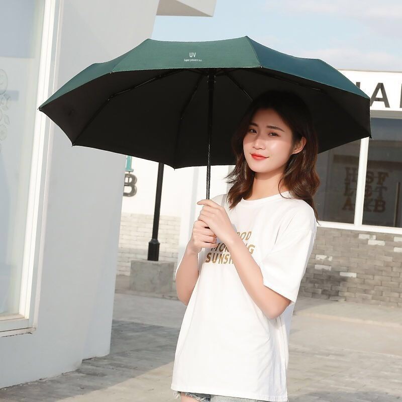 Ô che mưa gấp gọn phong cách Hàn Quốc - Dù che mưa nắng chống tia UV cao cấp