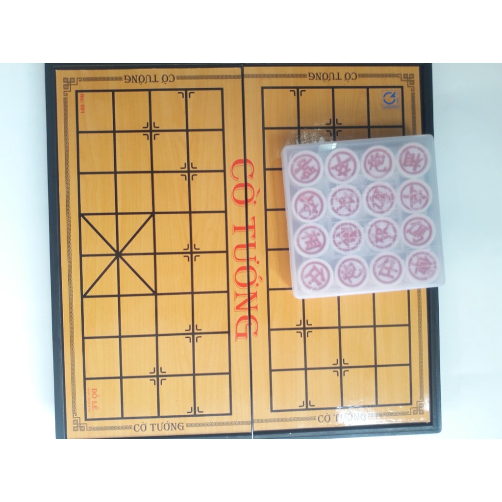 Bộ cờ tướng bàn nhựa kích thước bàn 27x27cm