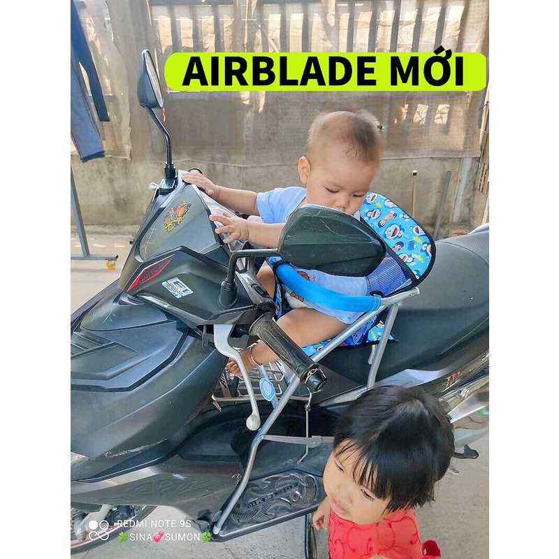 GHẾ ĐI XE MÁY TAY GA AIRBLADE MỚI 2014-2024 AN TOÀN CHO BÉ