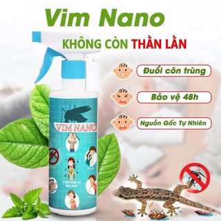 Xịt thằn lằn Vim nano - Hiệu quả chỉ sau 1 lần sử dụng - Chai 500ml