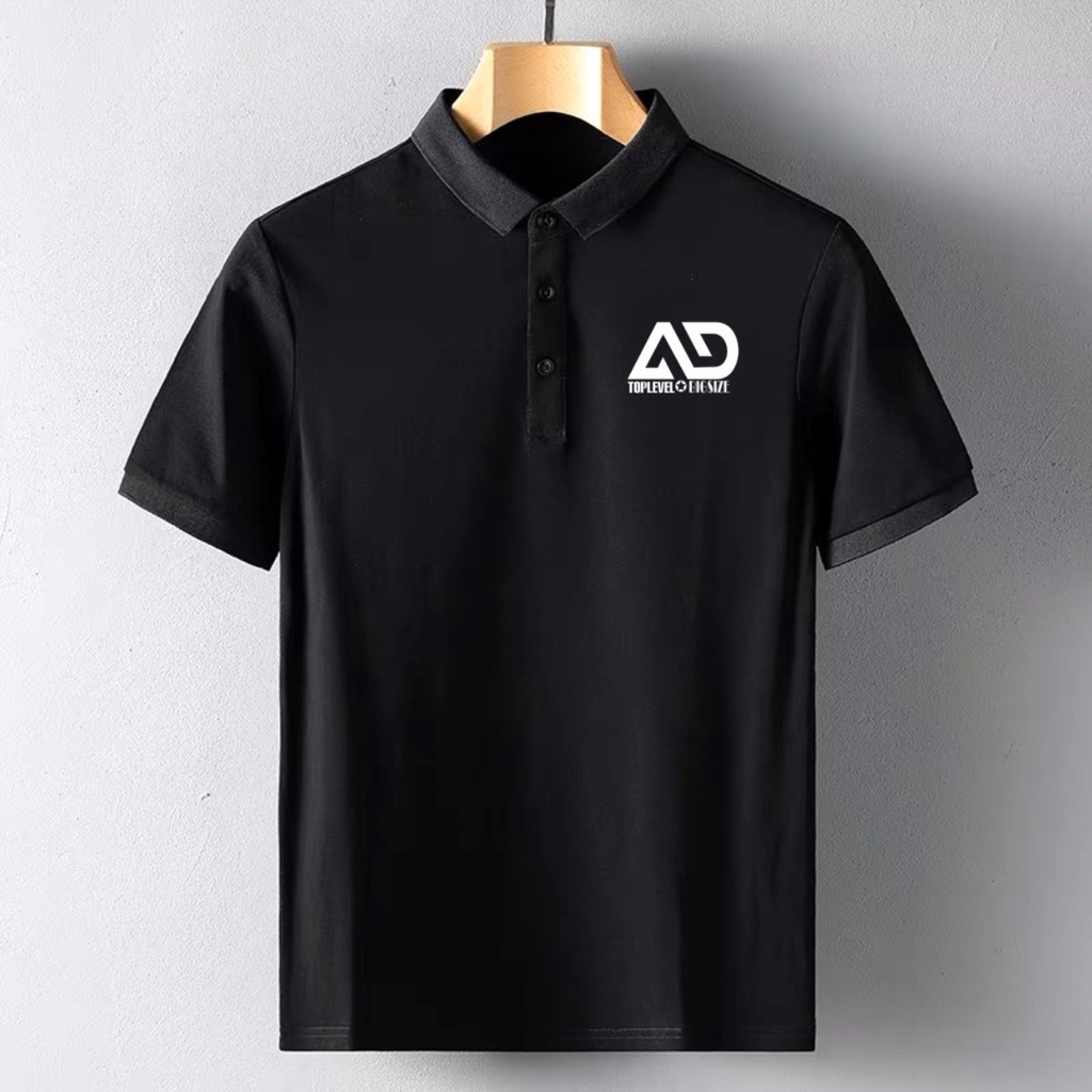 áo Polo Nam Bigsize 80-120kg, logo chứ AD,Chất liệu cotton cao cấp xuất xịn, form cá sấu, chống nhăn, bền màu, trẻ trung