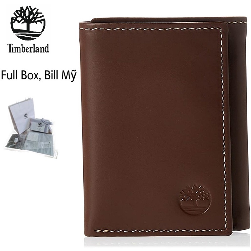 Ví đứng da mini 2 ngăn gập 3 Timberland chính hãng nhập Mỹ | Shopee ...