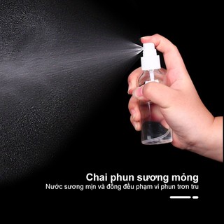 Chai chiết mỹ phẩm chai xịt phun sương lọ chiết dung dịch rửa tay 5ml 10ml 20ml 30ml 50ml 60ml 80ml 100ml