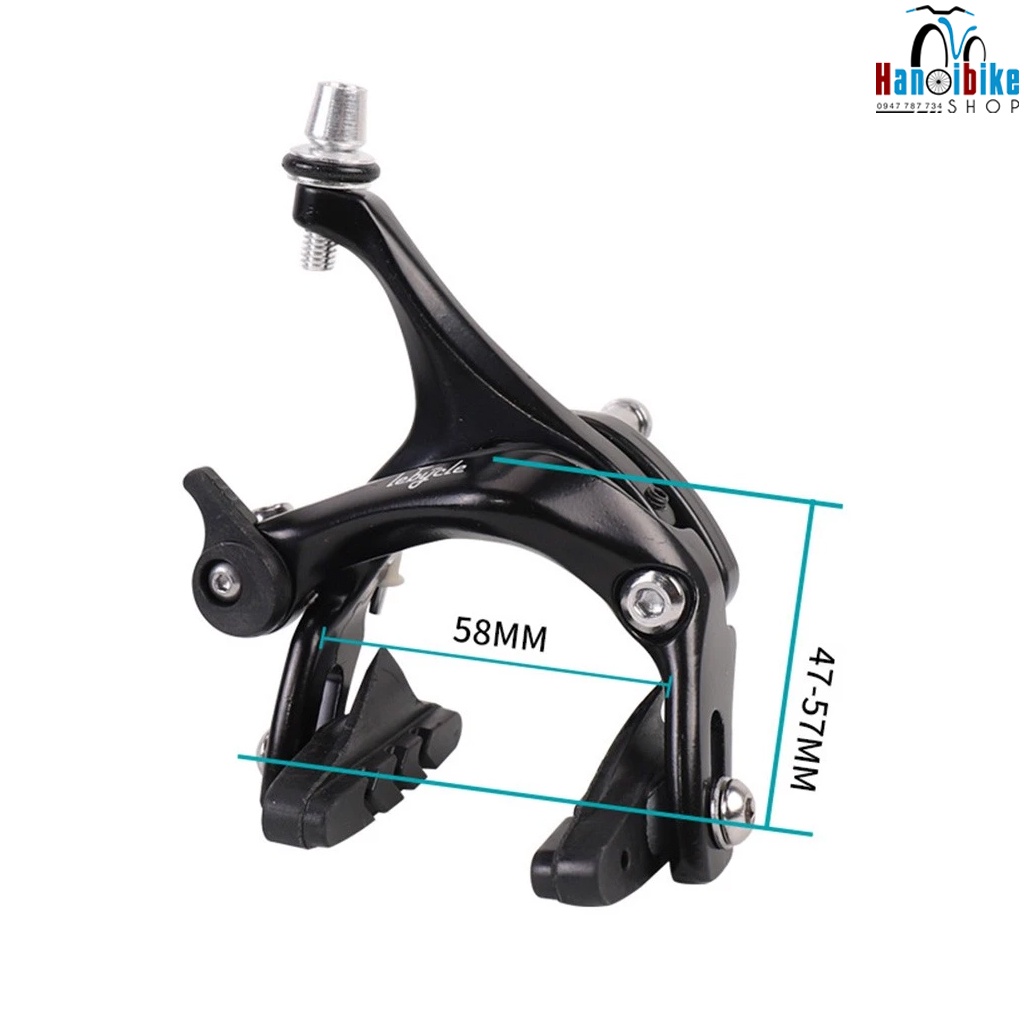 Cụm phanh phụ và dây cáp phanh (lẻ riêng) trước dùng cho xe đạp Fixed ...