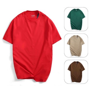 Áo phông trơn nam Kboy chất liệu thun cotton 4 chiều 5 màu mới nhất Co Giãn, Dáng Suông mặc hằng ngày- AT19