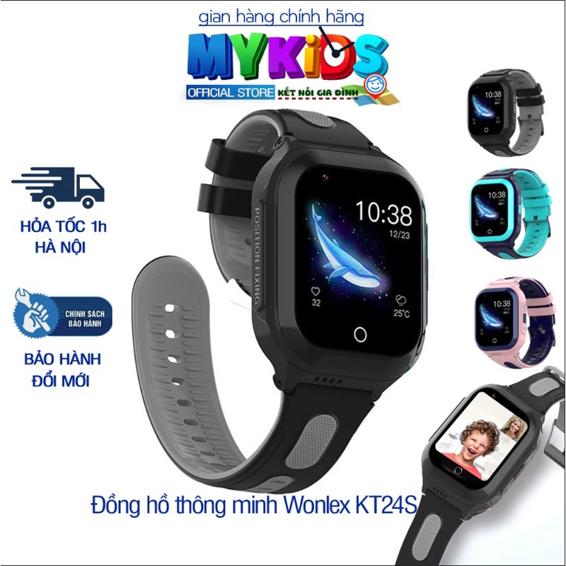 Đồng Hồ Định Vị Trẻ Em Lắp Sim MyKid Wonlex KT24S PRO CÓ Rung,Video ...