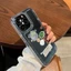 Ốp iphone Cơm Rau Muống Luộc Nhựa Cứng Nút Kim Loại iPhone16promax 14 Pro max 13 Pro max 12 Pro max 11 Pro xs max sd1044