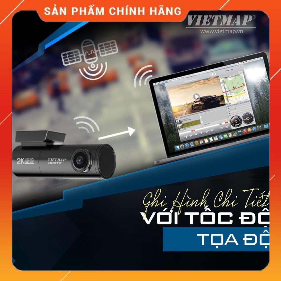Camera hành trình trình VIETMAP KC01 V.2 Cảnh Báo Giao Thông, Cảm biến ...