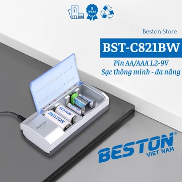 Sạc pin AA AAA, pin C, pin D, pin 9V, pin 18650 - Bộ sưu tập sạc đa năng - BESTON