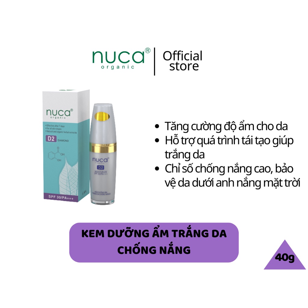 Kem NUCA Kem Dưỡng Ẩm Trắng Da Chống Nắng NUCA Kem dưỡng ẩm NUCA