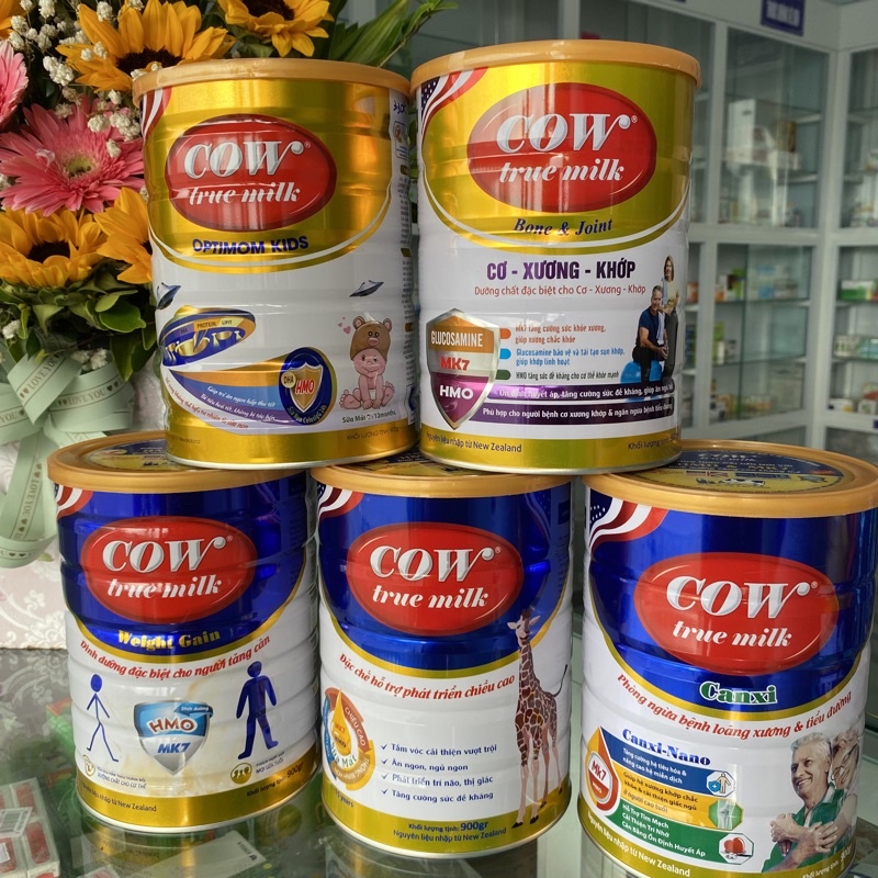 Sữa Cow true milk 900g - sữa dinh dưỡng đạt chuẩn bộ y tế | Shopee Việt Nam