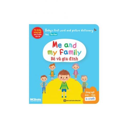 Sách - Một cuốn ngẫu nhiên trong hộp Baby's first words and picture dictionary - Từ điển song ngữ qua tranh cho bé
