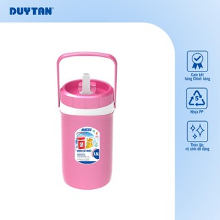 Bình Giữ Nhiệt 3lít, có vòi DUY TÂN nhựa PP, bình đá mini giữ lạnh đến 12 giờ, nắp có ron chống rỉ nước