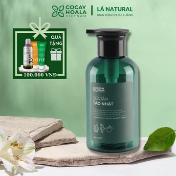Sữa tắm tảo Nhật Cocayhoala, thảo dược sữa tắm trắng da hương nước hoa chai 300g