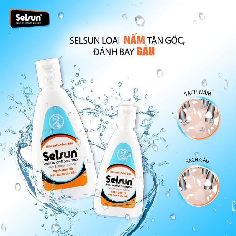 Ảnh Bộ Dầu Gội Chống Gàu Selsun 1