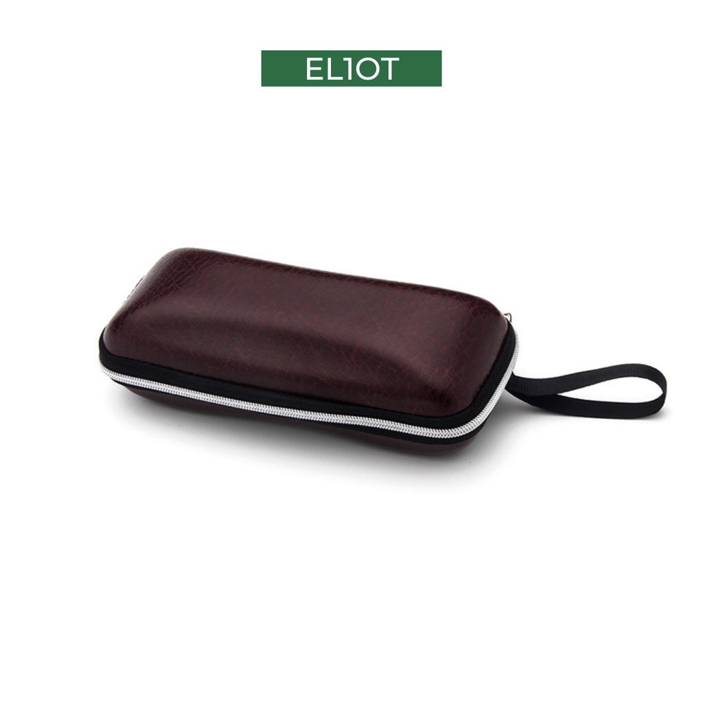 Hộp da đựng kính mắt ELIOT Eyewear có khóa kéo tiện lợi thời trang