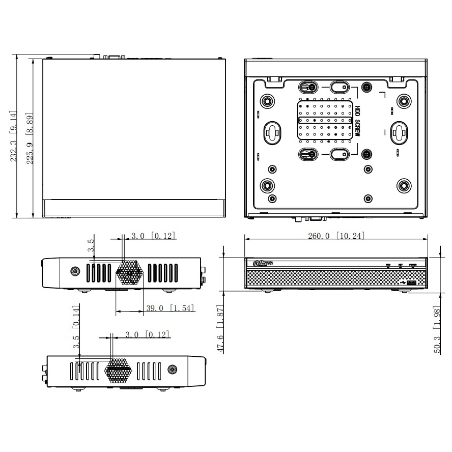 Đầu Ghi Hình Camera IP 8 Kênh DAHUA DHI-NVR1108HS-S3/H