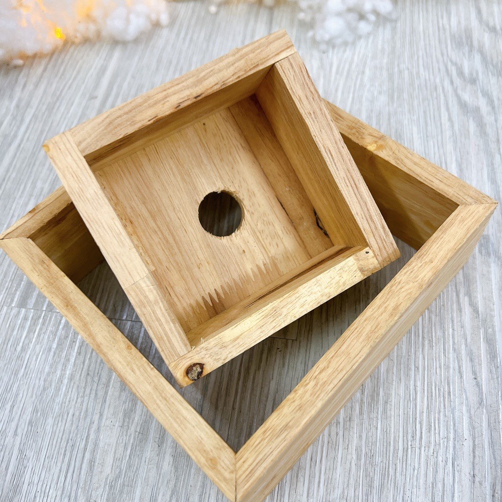 Bộ 2 khuôn gỗ làm bánh chưng -  khuôn gỗ làm bánh chưng Vạn Lợi