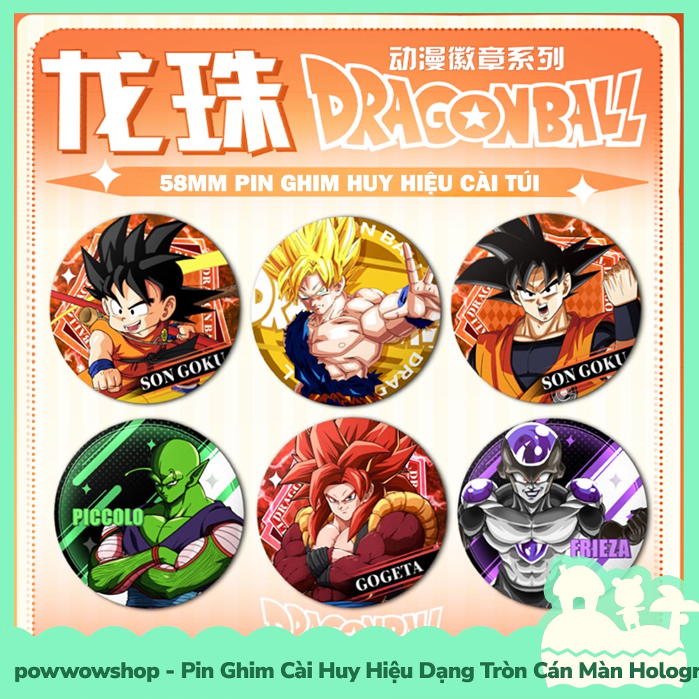 [Sẵn VN - Hỏa Tốc] Huy Hiệu Pin Ghim Dạng Tròn 58mm Cài Áo / Túi / Balo ...