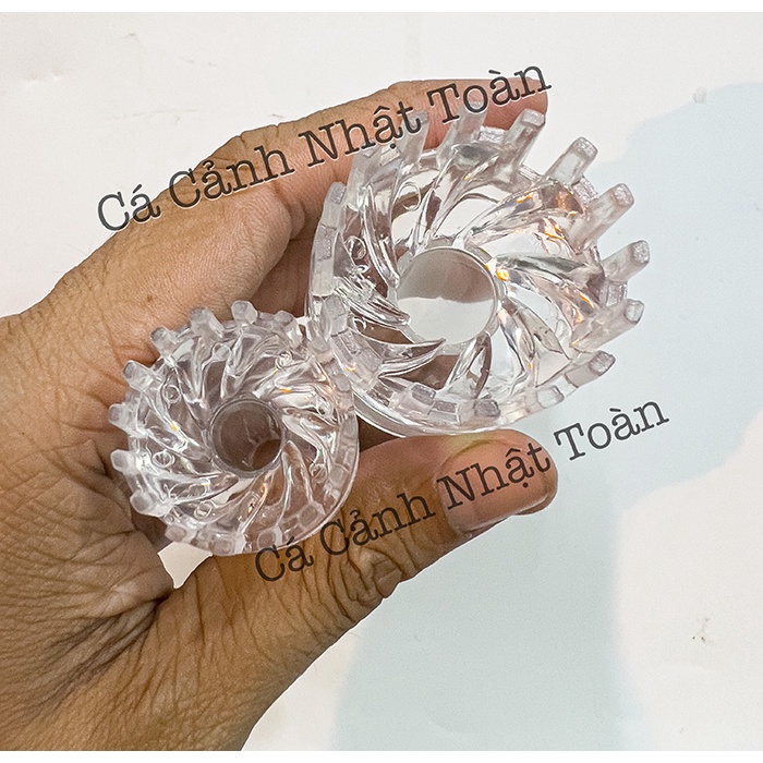 ĐẦU LỌC VÁN, HÚT MẶT XOAY MICA MINI CHO BỂ CÁ CẢNH