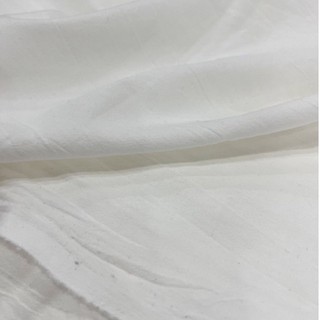 Vải Xô Xốp Đũi Cotton Nhăn Trắng Kem Mềm Mỏng Nhẹ Rũ Mát Khổ 1m45