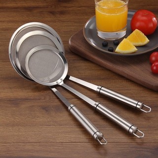 Muôi lọc dầu INOX 304 đồ dùng bếp bền vững, Muỗng lọc vớt bọt bằng thép không gỉ tiện ích cho người làm bếp