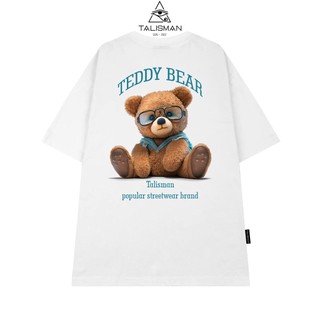 Áo phông đen, Áo phông trắng TALISMAN T06 unisex Bear Broun