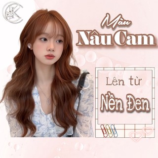 Thuốc Nhuộm Tóc Nâu Cam Đất | Lên Từ Nền Tóc Đen Không Tẩy 100g - Khanh.color