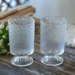 (Giá dùng thử) Bình hoa thủy tinh dạng Ly mẫu mới siêu đẹp De'cor 90, lọ hoa thủy tinh cao cấp sang trọng
