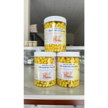 Viên Nghệ Mật Ong Rừng Trung Sửu 500g Giảm Đau Dạ Dày, Nghệ Mật Ong Cao Cấp đạt chuẩn ATTP 40-09-1824-CBTV