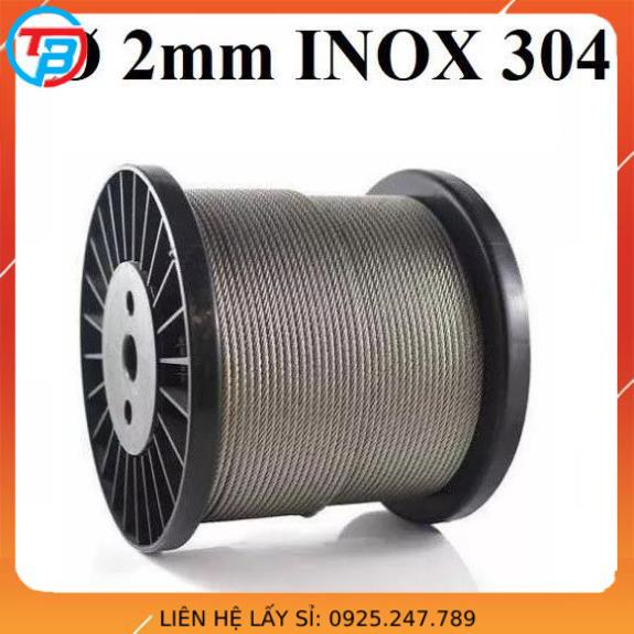 Dây cáp inox 304 phi 2mm - 3mm - 4mm TÍNH THEO MÉT NHA QUÝ DỊ - Cáp ...