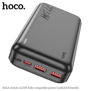 Pin dự phòng Hoco J101A 20000mAh USB QC 3.0 22.5W, TypeC PD 20W - Phụ Kiện Nhất Tín
