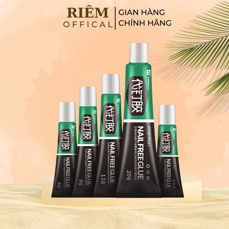 Keo Siêu Dính Công Nghệ Nhật Bản Tuýp 20g 60g , KEO DÁN Tường Dán Giày Gỗ Thuỷ Tinh Đa Năng Chống Thấm Nước: KEOSIEUDINH