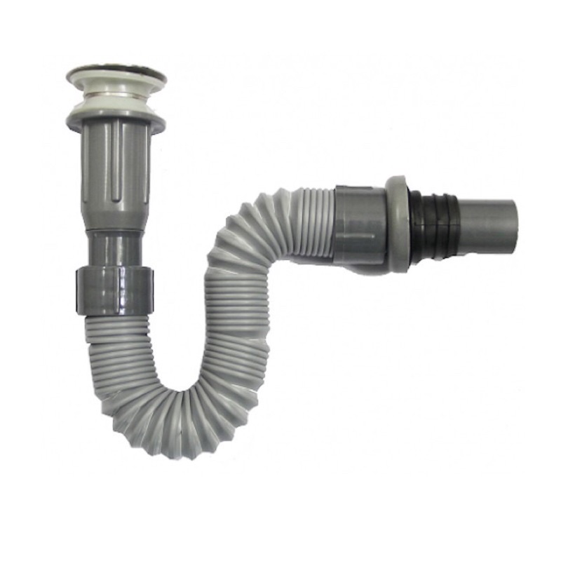 Bộ xả lavabo nhấn ruột gà nhựa ABS có xả tràn | Shopee Việt Nam