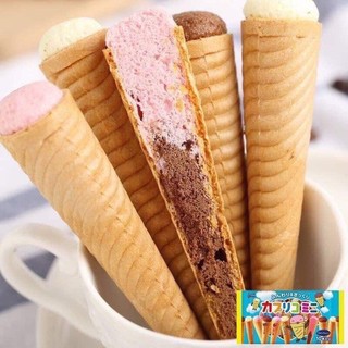 Bánh ốc quế Glico Caplico Nhật Bản hộp 10 chiếc