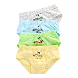 [BT10 set 4 quần tam giác] Quần xì bé trai, quần chip bé trai đi biển hình ô tô ngộ nghĩnh Maruka Fashion