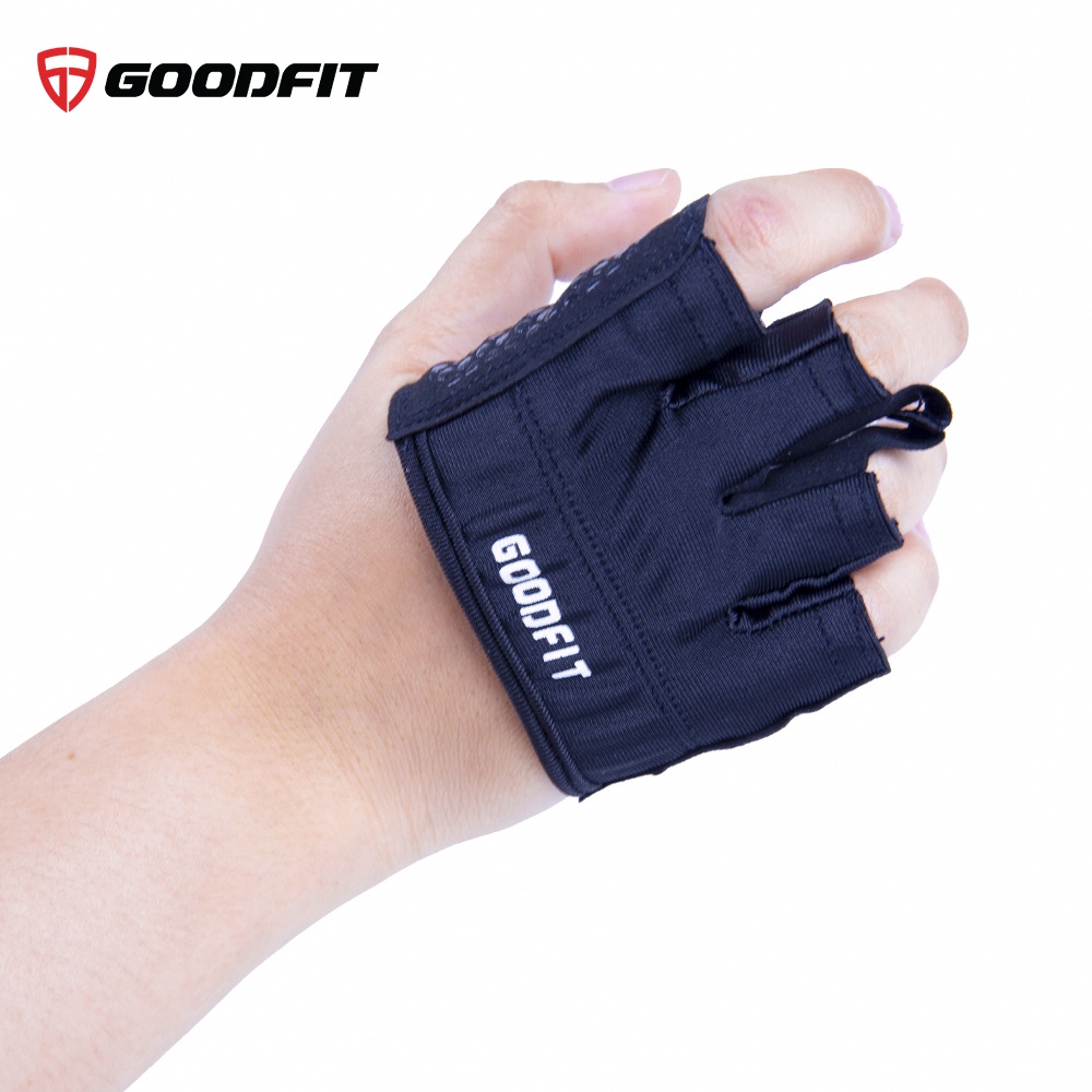 Găng tay tập gym nam nữ xỏ ngón GoodFit GF204G