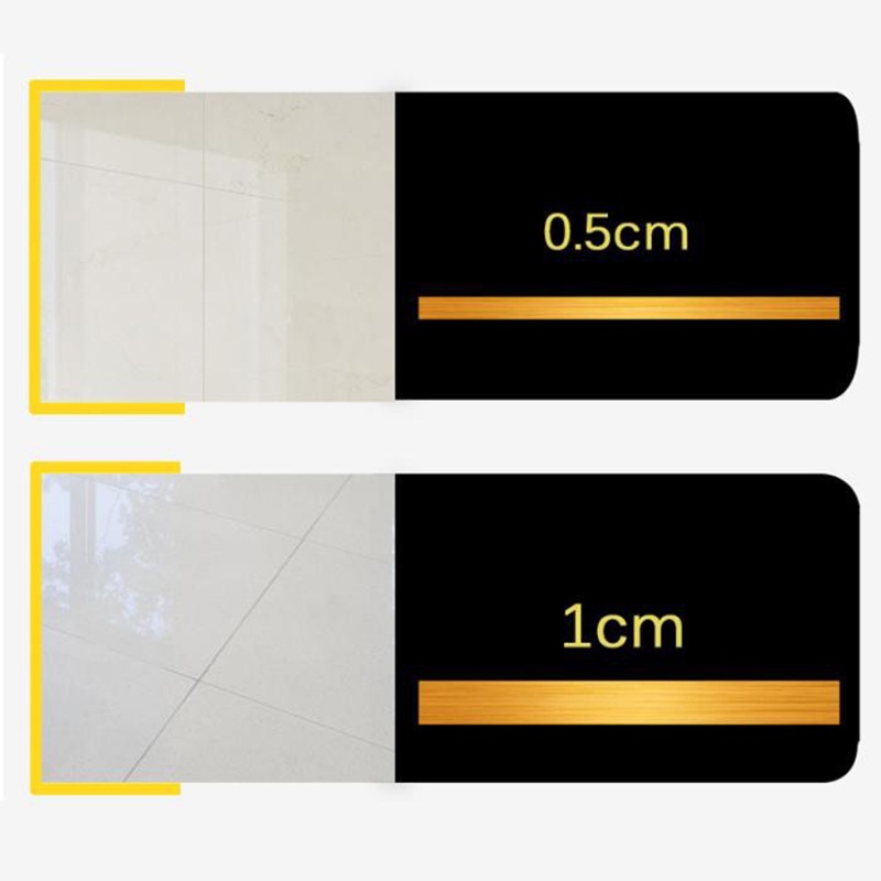 Cuộn chỉ dán viền gạch tường dài 50m, trang trí vách tường, nội thất gạch ốp lát không thấm nước, bụi bẩn