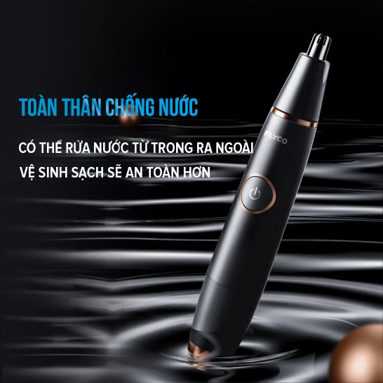 Ảnh Máy Làm Sạch Lông Mũi Flyco FS5600VN Thân Máy Kháng Nước Sạc Nhanh 1 Giờ - Hàng Chính Hãng 4