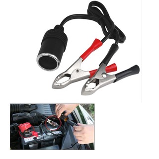 Bộ kẹp bình ắc quy liền tẩu cắm cho máy bơm lốp , hút bụi và các thiết bị khác loại tốt