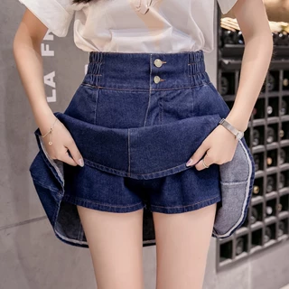 QUẦN VÁY JEAN 2 LỚP - LÓT JEAN TRONG SIÊU ĐẸP H87