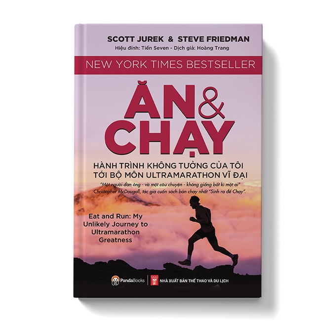 Sách - Ăn và chạy - Hành trình không tưởng của tôi tới môn Ultramarathon vĩ đại PANDABOOKS